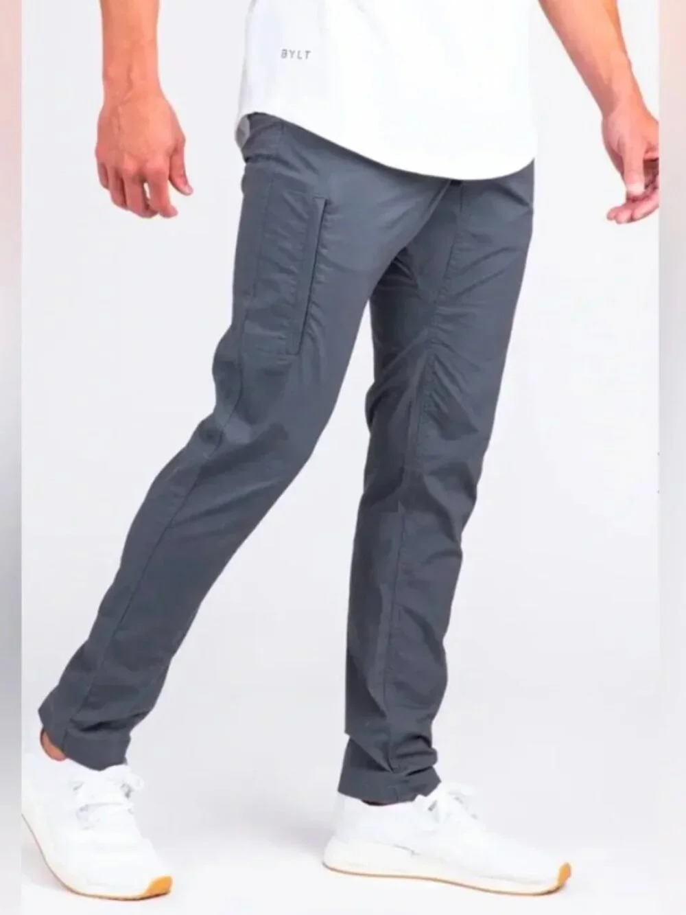 BYLT Basics Weekender Pant Gray Size M